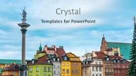  Presentation with antique - Slides consisting of antique-building-view-in-old background and a sky blue colored foreground