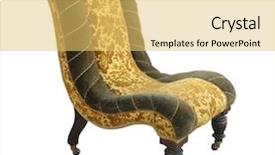  Presentation with antique - Colorful PPT layouts enhanced with antique chair backdrop and a yellow colored foreground