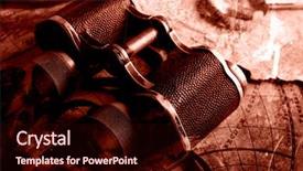  Presentation with vintage compass - Presentation theme with antique compass binoculars - old fashioned objects background and a wine colored foreground