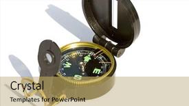  Presentation with compass map - Audience pleasing presentation consisting of antique compass used by explorers backdrop and a yellow colored foreground