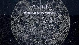  Presentation with constellations - Beautiful slide deck featuring antique-constellations-sky-chart-1850 backdrop and a navy blue colored foreground