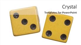  Presentation with antique parchment legal - Presentation having antique dice with aged yellow background and a white colored foreground