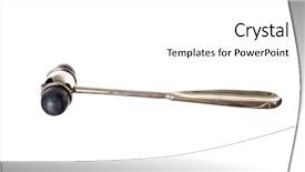  Presentation with reflex - Colorful presentation theme enhanced with antique doctor's medical reflex backdrop and a white colored foreground