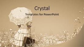  Presentation with old photo - Colorful slide set enhanced with antique free - nostalgic old photo in sepia backdrop and a coral colored foreground