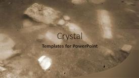  Presentation with ghost - Presentation design having antique-ghost-town-underwater background and a coral colored foreground