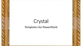  Presentation with gold frame - Colorful slide deck enhanced with antique gold frame backdrop and a white colored foreground