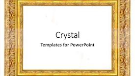  Presentation with antique - Amazing presentation theme having antique golden frame backdrop and a white colored foreground