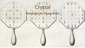  Presentation with antique - Presentation theme having antique illustration of an old background and a lemonade colored foreground