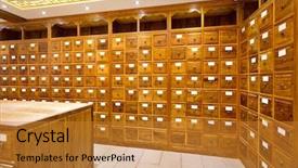  Presentation with medicina tradicional chinesa chinese herb - PPT layouts featuring antique medical - chinese herbs store background and a gold colored foreground