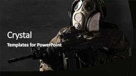  Presentation with mission - Amazing slides having antique mission - portrait of a young soldier backdrop and a dark gray colored foreground