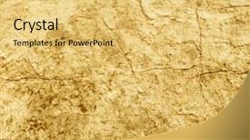  Presentation with antique paper texture - PPT layouts enhanced with antique paper texture for background background and a yellow colored foreground