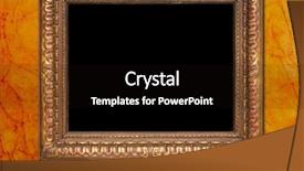  Presentation with antique picture frame - Cool new slide set with antique picture frame and plaque backdrop and a wine colored foreground