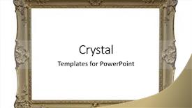  Presentation with antique picture frame - Colorful PPT layouts enhanced with baroque art collection - antique picture frame with clipping backdrop and a white colored foreground