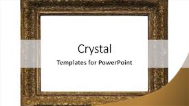  Presentation with antique picture frame - Cool new presentation with antique-picture-frame-with-clipping backdrop and a white colored foreground