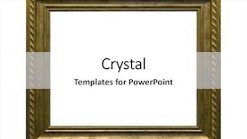  Presentation with antique picture frame - Slides consisting of antique-picture-frame-with-clipping background and a white colored foreground