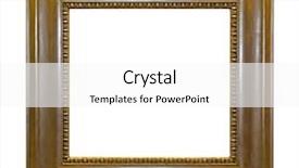  Presentation with antique picture frame - Audience pleasing slides consisting of antique picture frame with clipping path backdrop and a white colored foreground