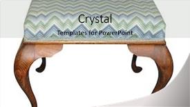  Presentation with tapestry - Presentation with antique tapestry stool isolated with clipping path background and a light gray colored foreground