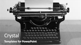  Presentation with antique - PPT theme having fast train passing background and a gray colored foreground