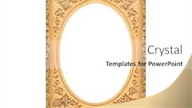  Presentation with victorian - PPT layouts with antique-victorian-tintype-oval-photo background and a white colored foreground