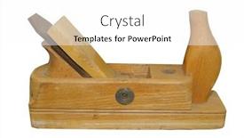  Presentation with clipping - Beautiful theme featuring antique-wooden-plane-isolated backdrop and a white colored foreground