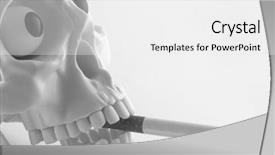  Presentation with smoking - Theme featuring antismoking - anti smoking concept background and a white colored foreground