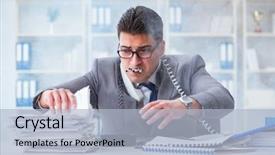  Presentation with employee anniversary work office - Amazing slides having antismoking - businessman smoking in office backdrop and a  colored foreground