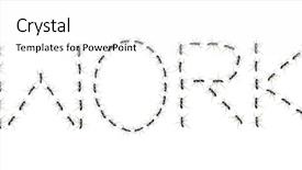  Presentation with ants - Slide deck having ants assembled to spell background and a white colored foreground