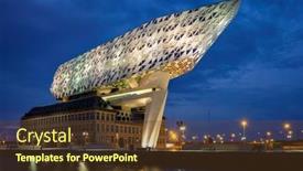  Presentation with belgium - PPT theme having antwerp-belgium-may-27-2018 background and a tawny brown colored foreground