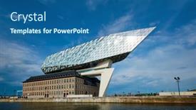  Presentation with last - Presentation theme with antwerp-belgium-may-27-2018 background and a ocean colored foreground