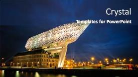  Presentation with last - Presentation theme enhanced with antwerp-belgium-may-27-2018 background and a navy blue colored foreground