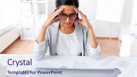  Presentation with mobile payment app business technology - Beautiful presentation theme featuring anxious - business people and technology concept backdrop and a  colored foreground