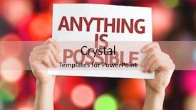 Presentation with possible - Colorful PPT theme enhanced with anything is possible card backdrop and a coral colored foreground