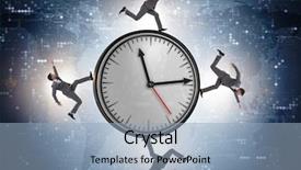  Presentation with time management - Amazing presentation having 24 hour clock - businessman in time management concept backdrop and a light blue colored foreground