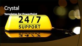  Presentation with support - Audience pleasing PPT layouts consisting of  backdrop and a  colored foreground