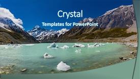  Presentation with new zealand - Slides consisting of aoraki national park new zealand background and a ocean colored foreground