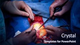  Presentation with heart hands - Amazing slide set having gang signs - sleeping with the fishes 3d backdrop and a light blue colored foreground