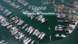  Presentation with typhoon - Cool new PPT theme with ap-lei-chau-hong-kong backdrop and a ocean colored foreground