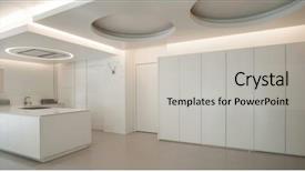  Presentation with closet - Audience pleasing slide set consisting of apartment white kitchen with great backdrop and a light gray colored foreground