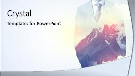  Presentation with thinking - Audience pleasing presentation design consisting of apex - businessman standing and thinking backdrop and a sky blue colored foreground