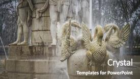  Presentation with renaissance - Beautiful presentation featuring aphrodite statue - renaissance palace of aranjuez madrid backdrop and a gray colored foreground