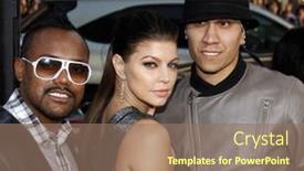  Presentation with wolverine - Presentation theme with apl-de-ap-fergie background and a  colored foreground