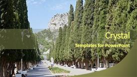  Presentation with pedestrian - Slide set featuring apollo avenue is a pedestrian background and a tawny brown colored foreground