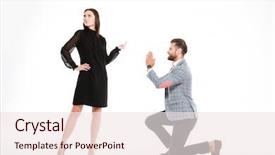  Presentation with finger - Colorful presentation theme enhanced with apology - picture of offended young loving backdrop and a sky blue colored foreground