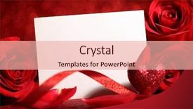  Presentation with apology - Audience pleasing slide deck consisting of apology - valentine rose and blank card backdrop and a  colored foreground