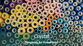  Presentation with tailoring - Cool new PPT theme with apparel industry - background image composition of various backdrop and a ocean colored foreground