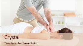  Presentation with appearance - Cool new presentation theme with physical appearance - guy massaging a cute woman's backdrop and a lemonade colored foreground