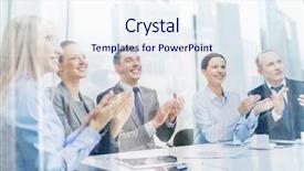  Presentation with mobile payment app business technology - Colorful PPT layouts enhanced with applause - business technology and office concept backdrop and a sky blue colored foreground