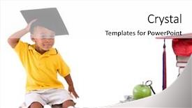  Presentation with future education - Presentation theme having save children - going to school is your background and a white colored foreground