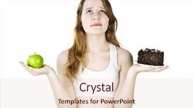  Presentation with apple computers - Amazing slide set having apple and chocolate cake making backdrop and a lemonade colored foreground