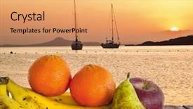  Presentation with mediterranean diet - Slides enhanced with apple background spain spain - mediterranean diet background and a  colored foreground